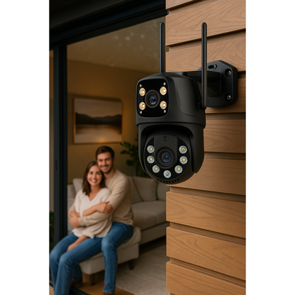Caméra de surveillance extérieure 8MP PTZ WiFi