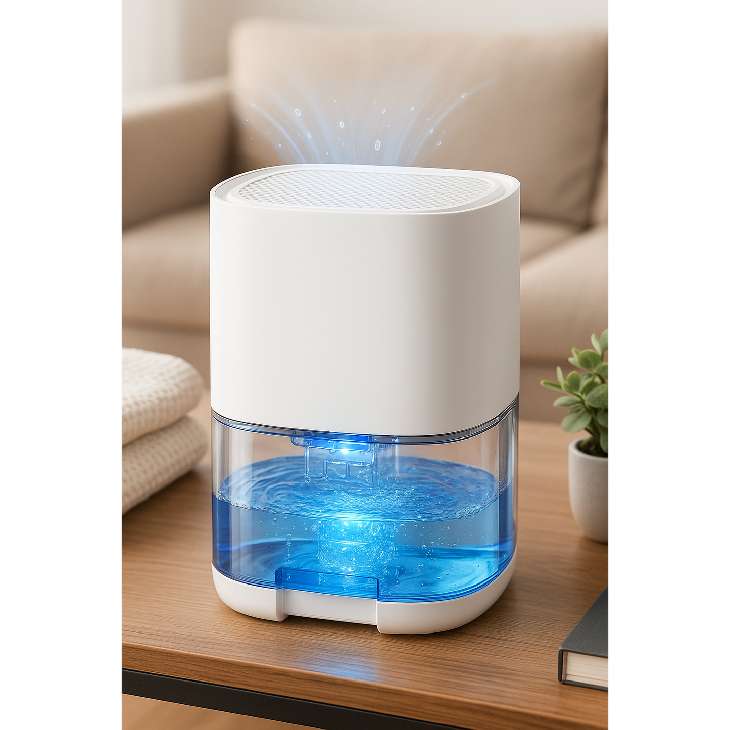 Déshumidificateur portable – 20 m², Réservoir 1 L, 36 W