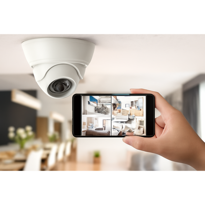 Kit de vidéosurveillance – 4 caméras 2 MP, Détection IA